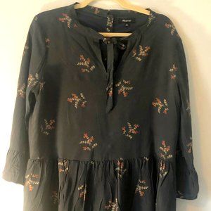 Madewell Green Babydoll Tunic | Size XL